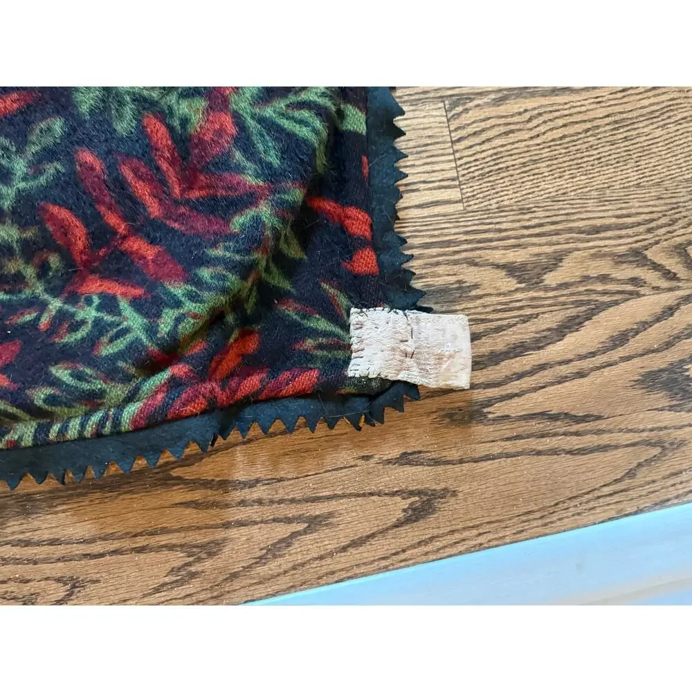 Antique Horse Hair Carriage Buggy Sleigh Wool Blanket by Edes Robe Tanning